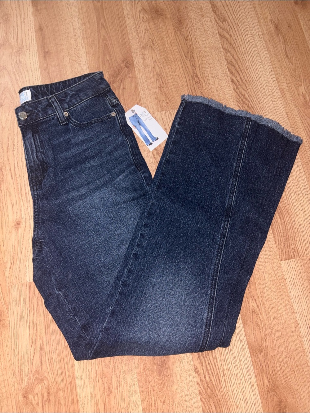 🆕 Dark Blue Women's High-Rise Flare Leg Jeans size 2